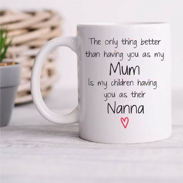 60 Second Makeover Mum Nanna to My Children Ceramic Mug in White