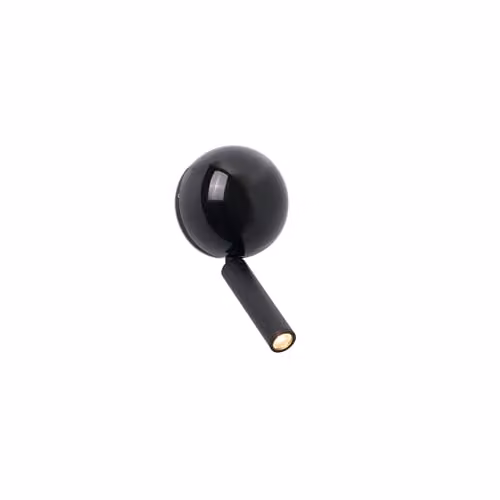 Netlighting Press 3W LED Wall Reading Light in Black – 1