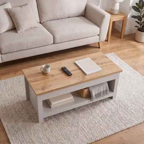 Vida Designs Arlington Modern Rectangular Coffee Table in Grey – 2