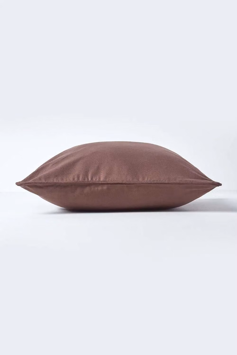 Homescapes Plain Cotton Cushion Cover in Brown, W/D/H: 45 x 45 x 45 cm – 2