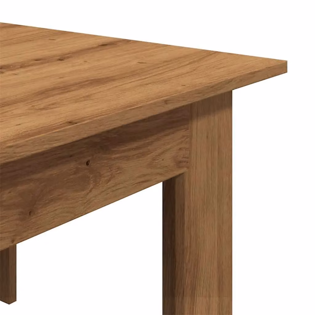 Berkfield Home Artisan Oak Coffee Table in Brown, W/D/H: 100 x 60 x 42 cm – 4