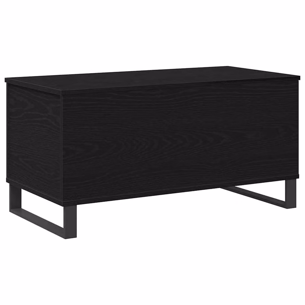 Berkfield Home Modern Rectangular Coffee Table in Black Oak, W/D/H: 90 x 44.5 x 45 cm – 3
