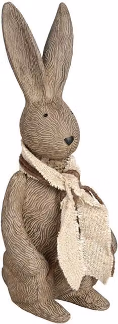 Lemon Pavilion Winter Bunny Rabbit Small Brown Tabletop Ornament – 1