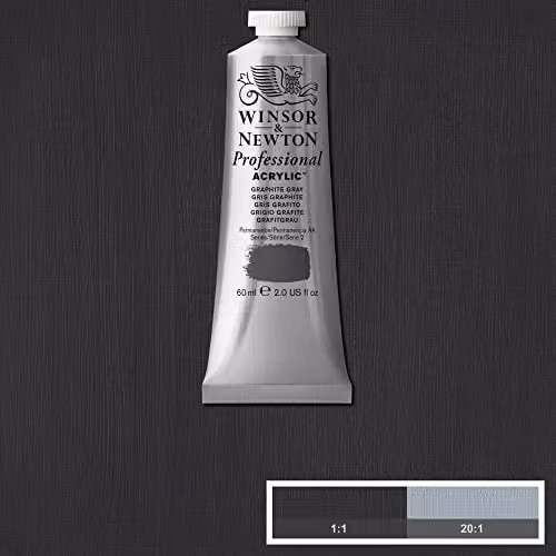 Winsor & Newton Professional Acrylic Colour in Graphite Grey, 60 ml – 2