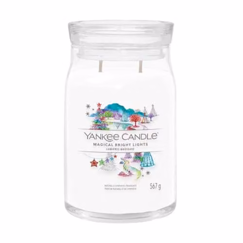 Yankee Candle Magical Bright Lights Large Jar Candle, White