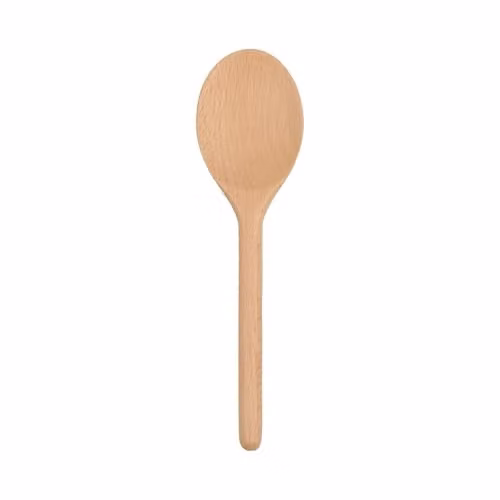 Argon Tableware Brown Wooden Cooking Spoon, Heat Resistant and Non-Scratch