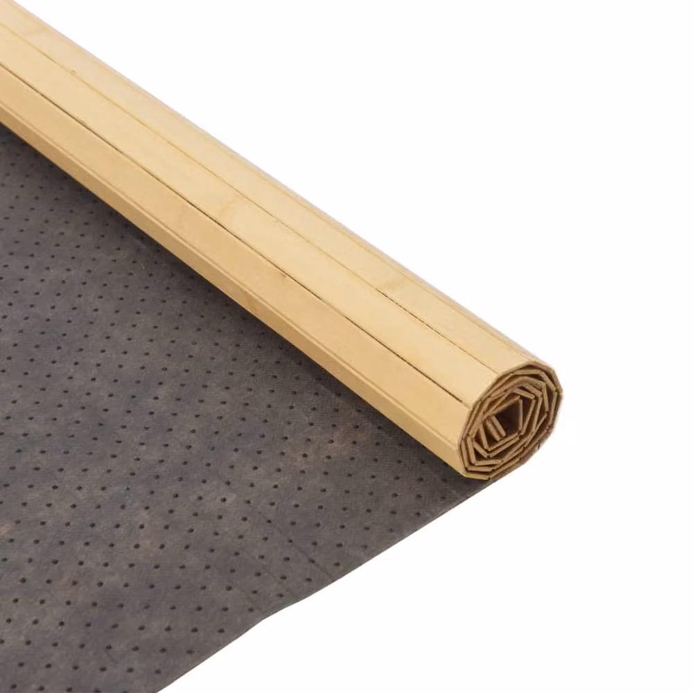 Berkfield Home Rectangular Bamboo and Polypropylene Rug in Beige, W: 80 cm, L: 200 cm – 2
