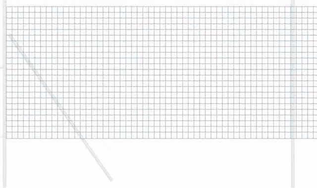 Berkfield Home Green Euro Fence Steel Rectangular PVC Coated, W: 2 m, H: 1 m, L: 10 m – 1