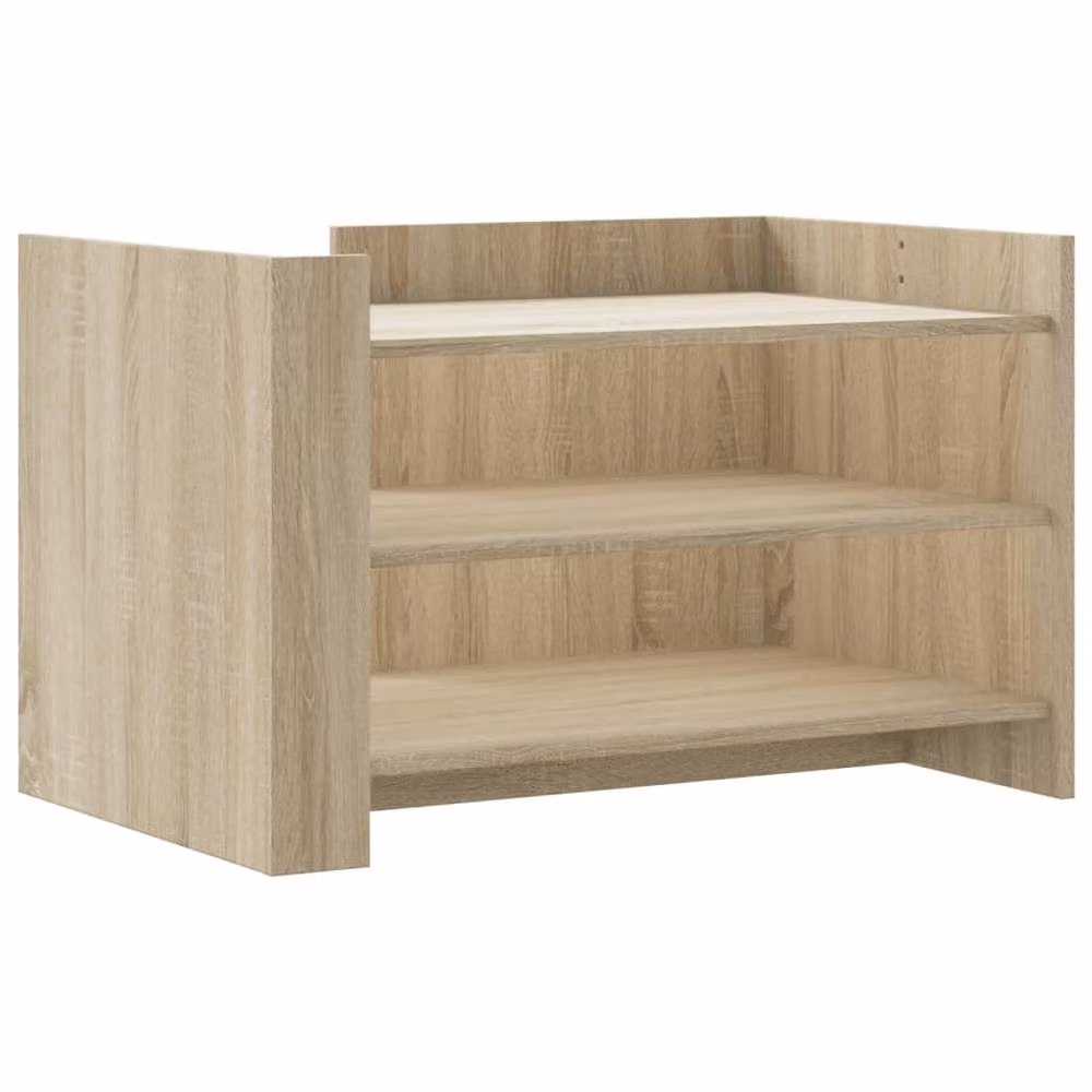 Berkfield Home Sonoma Oak Coffee Table in Beige, W/D/H: 80 x 50 x 50 cm – 2