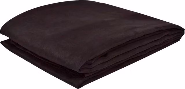 Berkfield Home Microfibre Couch Slipcover in Brown and Black, W/D/H: 270 x 350 cm