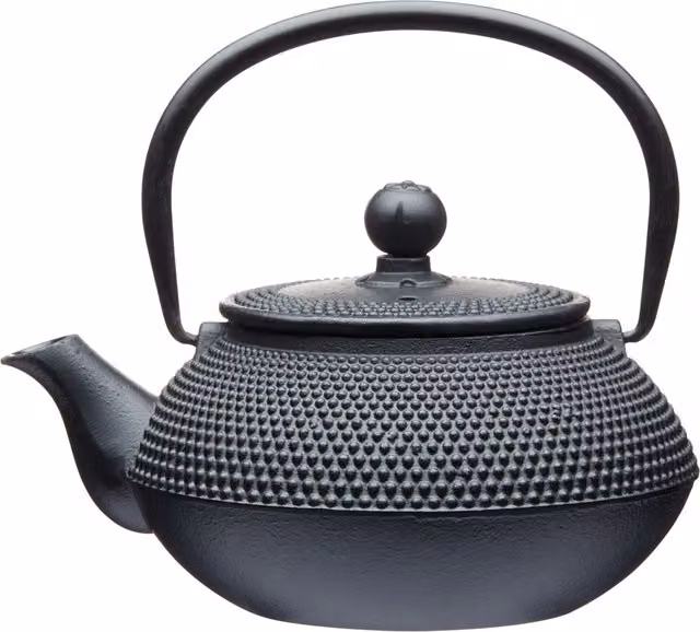 La Cafetiere Cast Iron Japanese Teapot with Infuser Basket, Black – 3