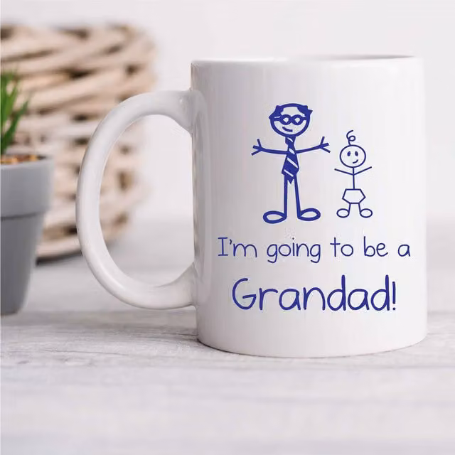 60 Second Makeover Limited I'm Going to Be a Grandad Mug in White