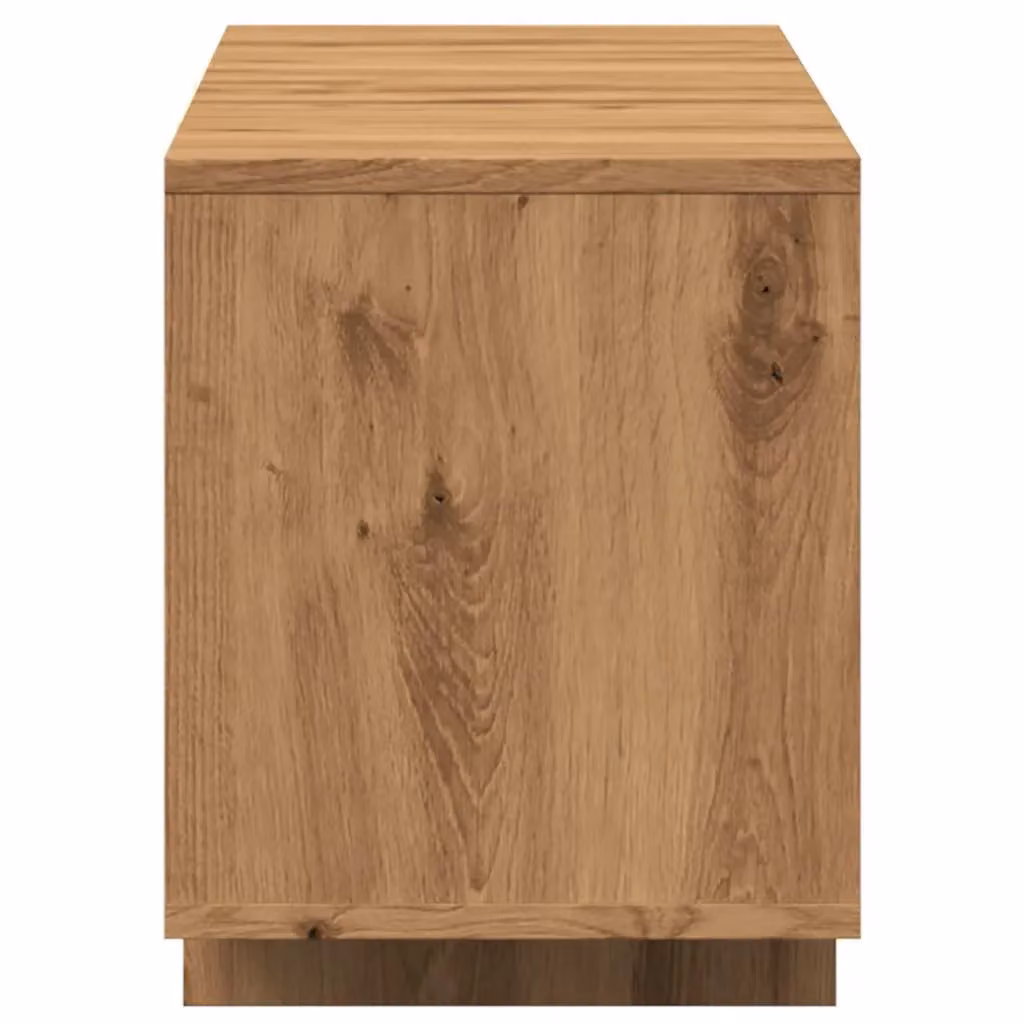 Berkfield Home Artisan Oak TV Cabinet in Brown, W/D/H: 120 x 40.5 x 40.5 cm – 4