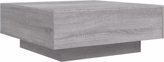 Berkfield Home Grey Sonoma Coffee Table, W/D/H: 80 x 80 x 31 cm