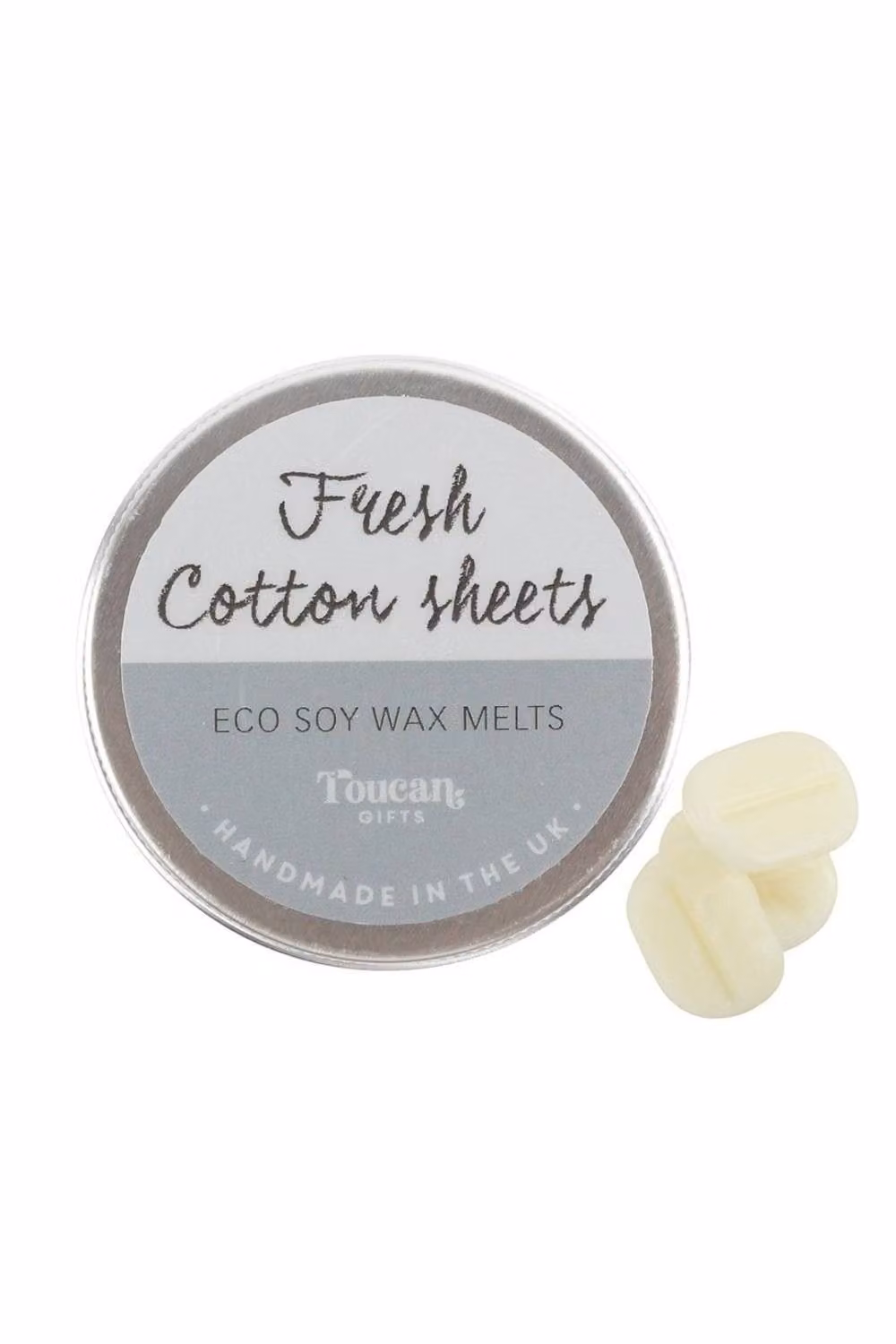 KDMD Lucky Stars Ceramic Wax Melt Burner Gift Set in White and Grey with Fresh Scent – 2