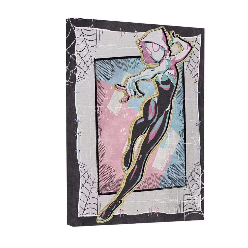 Marvel Doodle Ghost-Spider Multicolour Canvas Print – 2