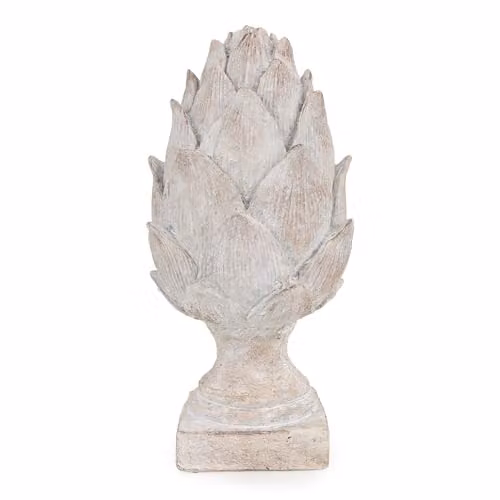 Madison & Mayfair Large Grey Resin Artichoke Tabletop Ornament – 1