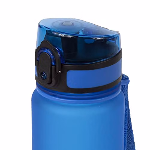 Regatta Blue Tritan BPA-Free Plastic Flip Lid Drinks Bottle, 0.6 l – 4