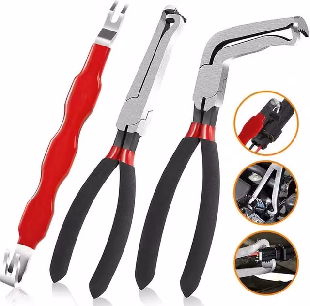 SPETLEK 3 Pack Electrical Disconnect Pliers in Black, Length: 520 mm – 1