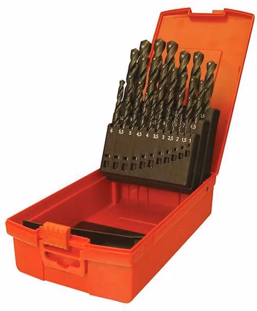 Dormer A190 No.18 Imperial HSS Drill Set of 29, 1/16 to 1/2 inch, Grey