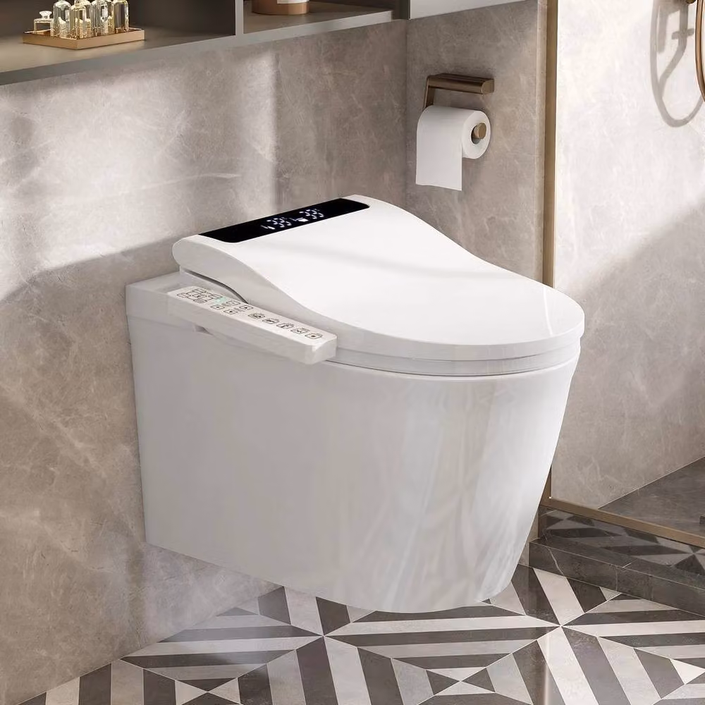 FLAVORA Smart Electric Bidet Toilet Seat in White, Width: 180 cm – 2
