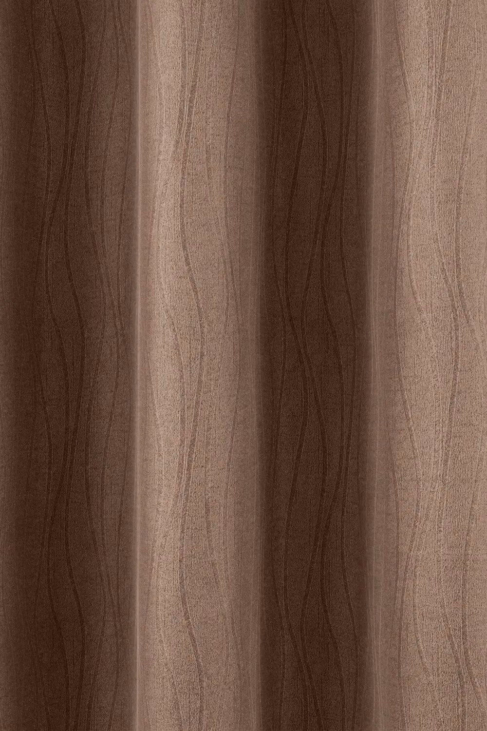 Enhanced Living Goodwood Bronze Thermal Dimout Eyelet Curtains with Wave Pattern, W: 117 cm, H: 183 cm – 2