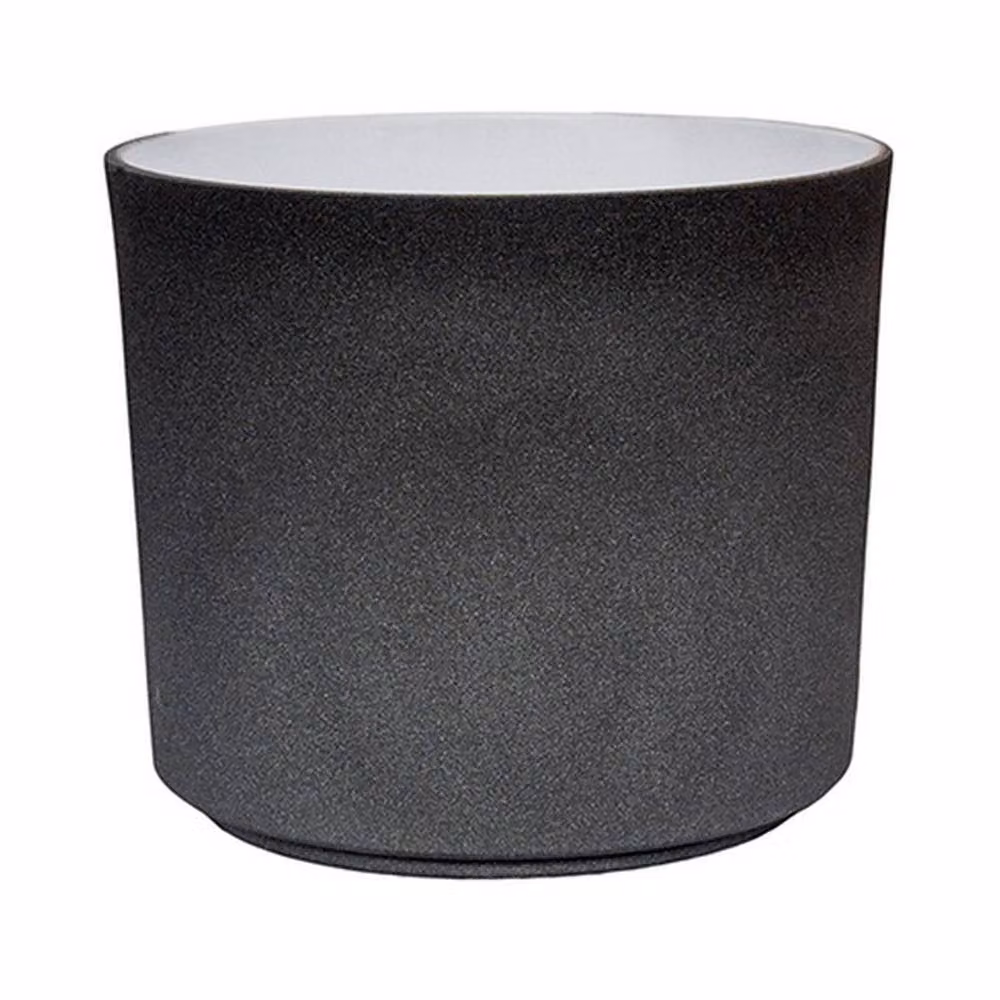 Lemon Pavilion Furniture and Decor Leon Ceramic Planter, Grey, W: 32 cm, D: 32 cm, H: 27 cm – 2