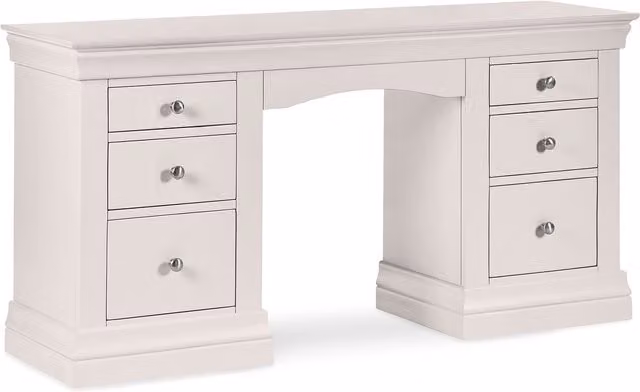 Julian Bowen Clermont Dressing Table in Light Grey