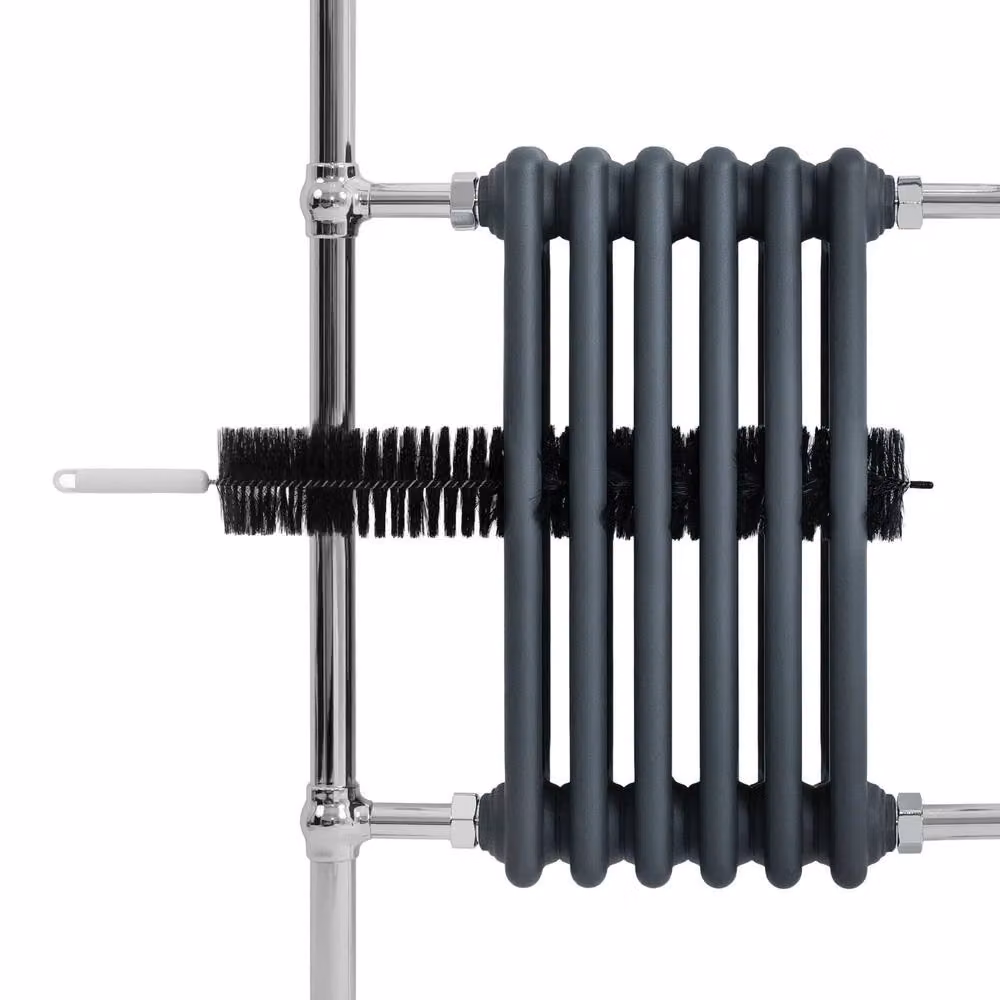 Monstershop Traditional Heated Towel Rail Radiator in Anthracite Grey, W/H: 57 x 95 cm – 4