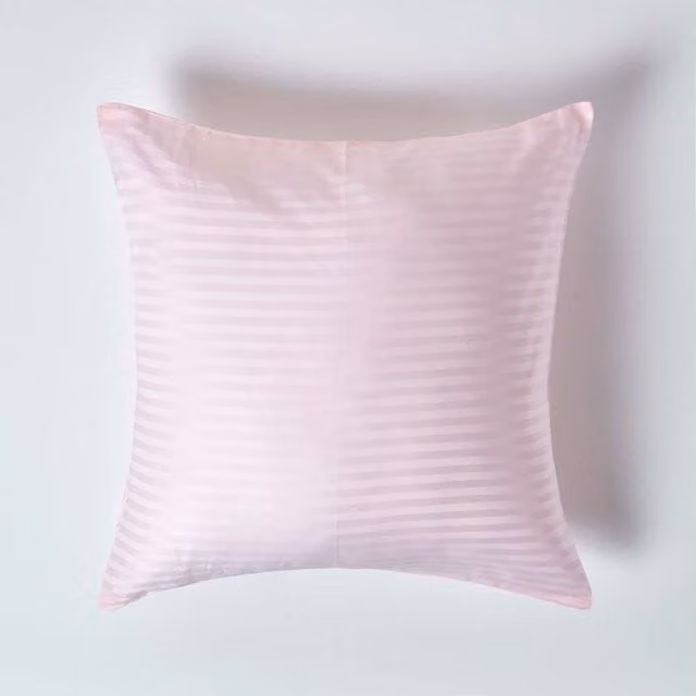 Homescapes Pink Egyptian Cotton Percale Housewife Pillowcase, 60 cm