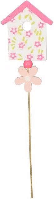 Kingsbury Gifts Multicolour House Flower Pick, H: 14.5 cm