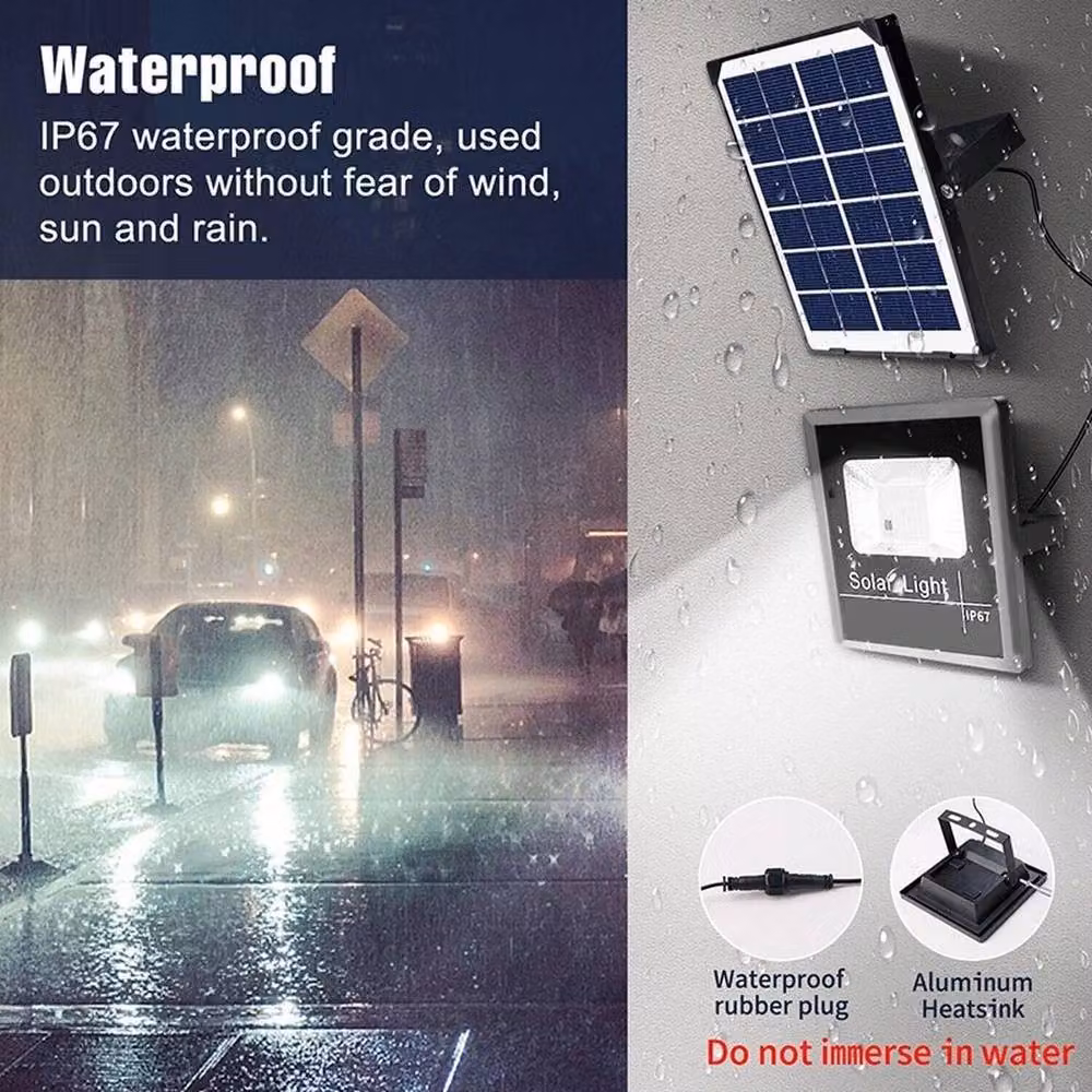 SPETLEK 500W 170LED Solar Floodlight with Remote Control and Dusk Sensor, Black – 6