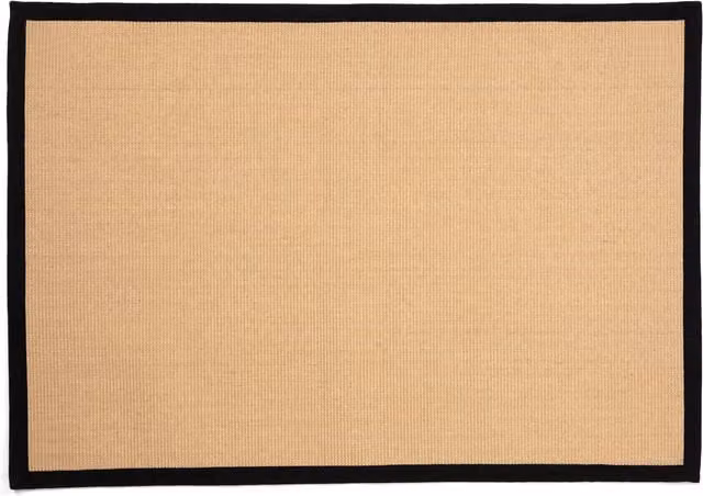 Esselle Swinton Natural Beige Sisal and Jute Boucle Rectangular Rug, W: 160 cm, D: 230 cm – 1