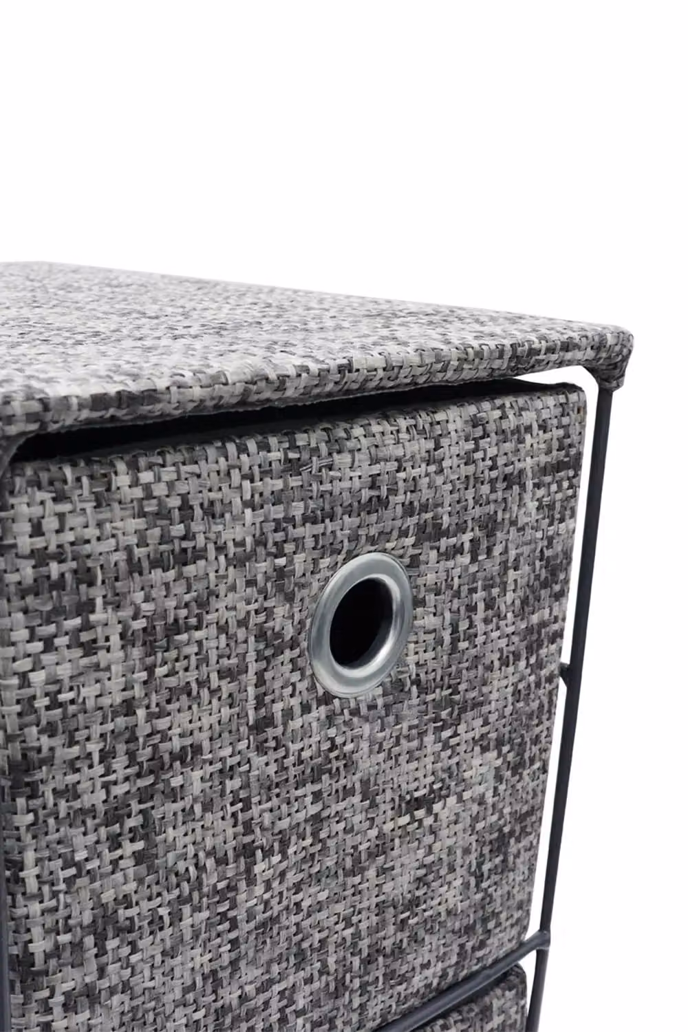 JVL Urban Paper 4 Drawer Storage Unit in Grey – 3