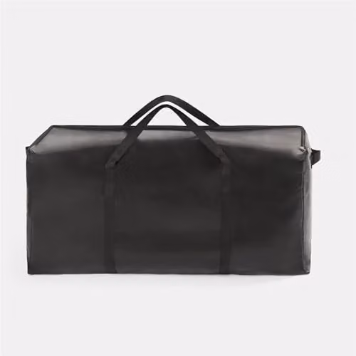 OHS Extra Large Heavy-Duty Waterproof Storage Bag with Zip and Handles, Black, W/D/H: 74 x 33 x 36 cm – 2