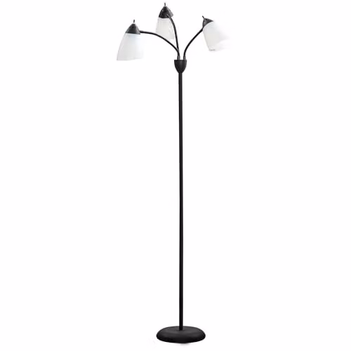HOMCOM Industrial Arc Tree Floor Lamp in Black, Height: 155 cm