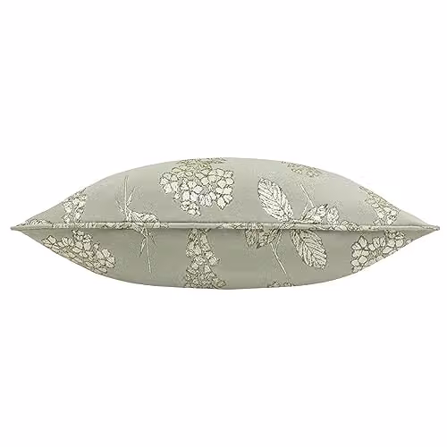 Wylder Nature Sophia Botanical Embroidered Feather Filled Cushion in Light Green, W/D/H: 50 x 50 x 50 cm – 2