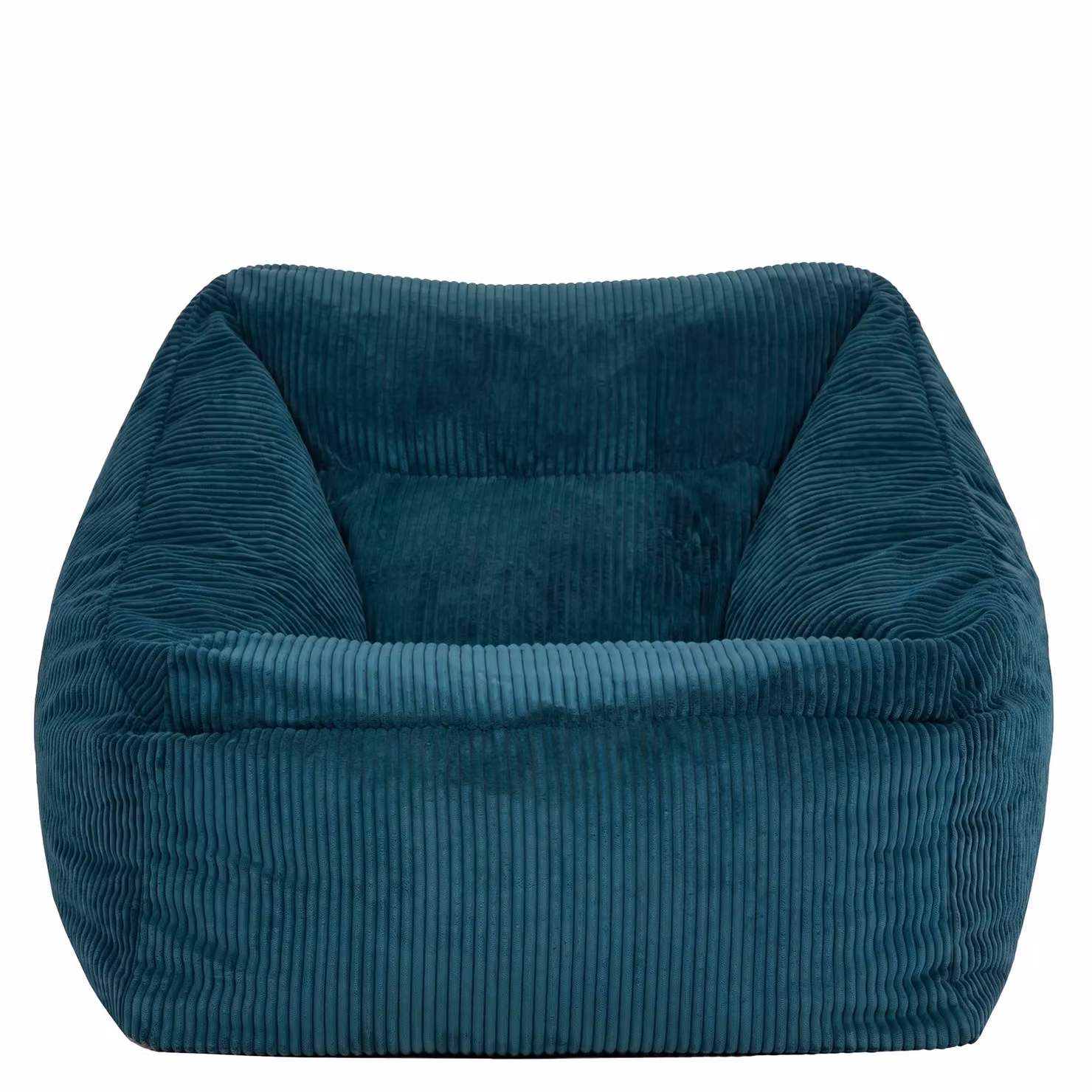 ICON Natalia Jumbo Corduroy Bean Bag Armchair with Armrests in Petrol Blue – 3