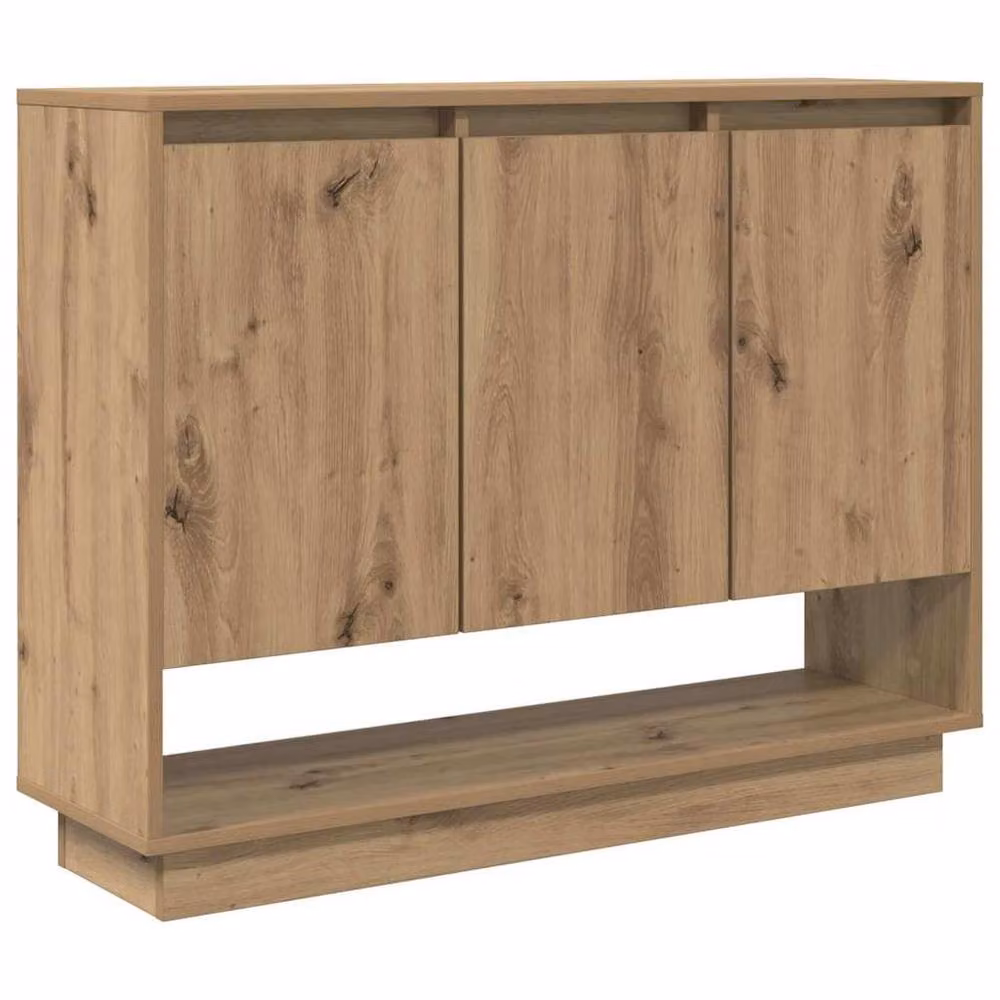 Berkfield Home Artisan Oak Sideboard in Brown, W/D/H: 97 x 29 x 75 cm – 2