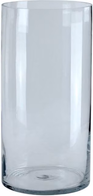 KDMD Clear Glass Cylinder Vase 2 Pack, H 20 cm x W 10 cm – 1