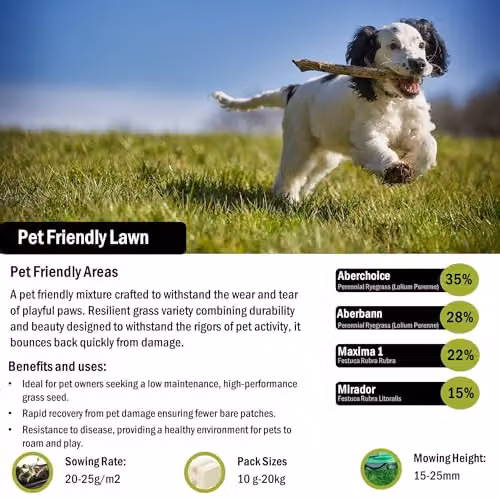 Pegdev Pet Friendly Grass Seed for Lawns and Pastures, 10g – 2