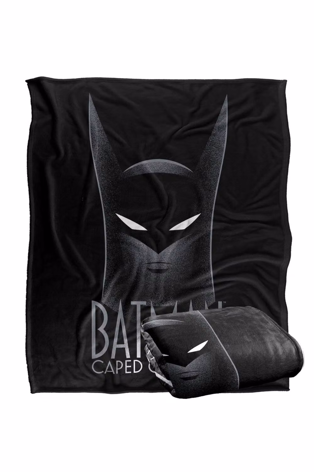 LOGOVISION Batman Caped Crusader Animated Series Headshot Super Soft Fleece Throw Blanket, Multicolour, W: 91.44 cm x D: 91.44 cm x H: 147 cm – 6