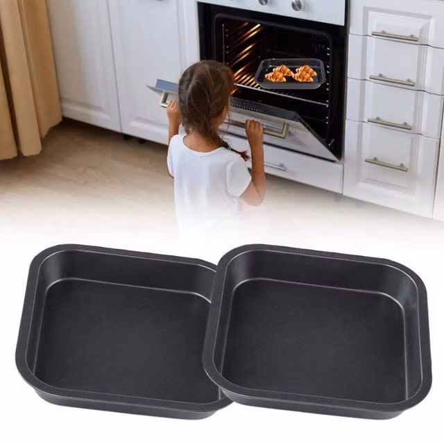 SPETLEK Non-stick Square Brownie Cake Tin in Black – 1