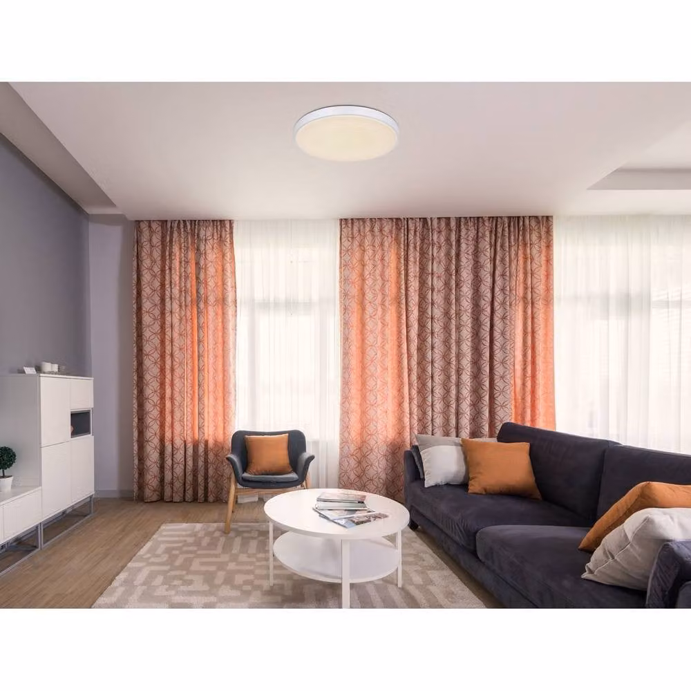 Netlighting Sonny White LED Ceiling Light with Remote Control and Dimmable CCT, Diameter: 51 cm – 2