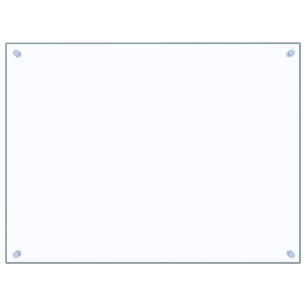 Berkfield Home Transparent Tempered Glass Kitchen Backsplash, W: 80 cm, H: 60 cm – 2