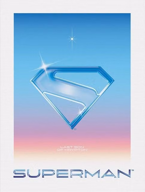 Superman 2025 Logo Multicolour Canvas Print