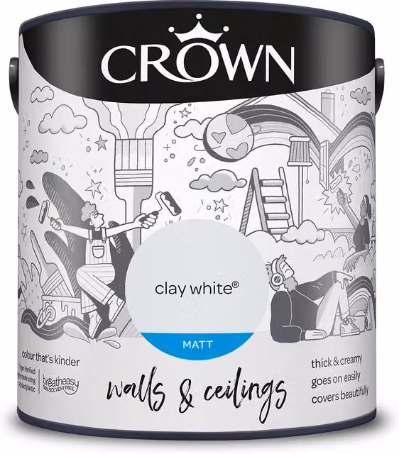 Crown Matt Emulsion White 2.5 l