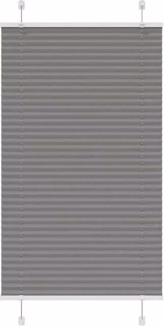 Berkfield Home Single Pleat Fabric Blind in Anthracite Grey, W: 70 cm, H: 100 cm – 1