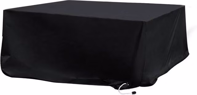 Marlow Waterproof Outdoor Furniture Cover with UV Protection in Black and Silver, 213 cm