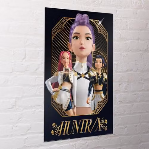 Pyramid International K-Pop Demon Hunters Huntrix Golden Maxi Poster, Multicolour W/H: 91.5 x 61 cm – 3